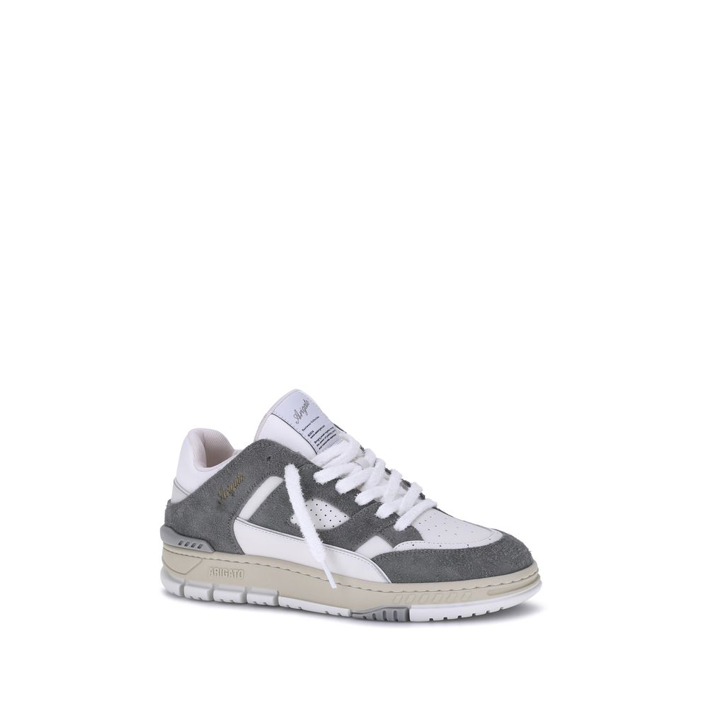 Axel Arigato Graue Kalbsleder-Sneaker aus Bos Taurus