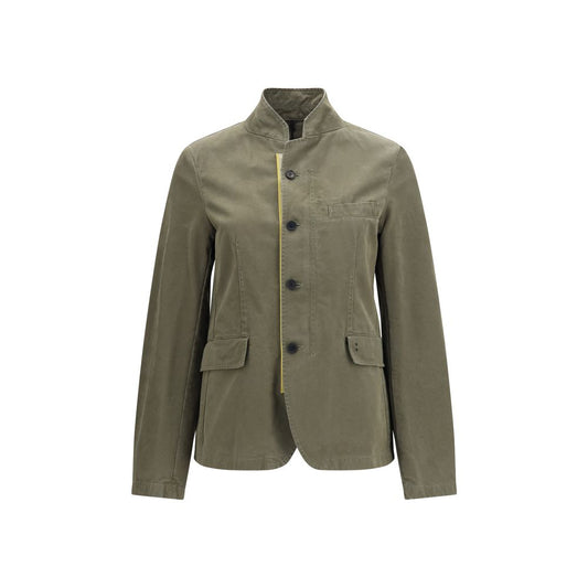 Fendi Bicolor Cotton Full-Length Jacket