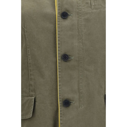 Fendi Bicolor Cotton Full-Length Jacket