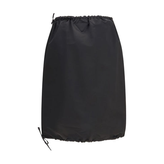 Fendi Black Cotton Mini Skirt