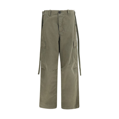 Fendi Bicolor Cotton Cargo Pants