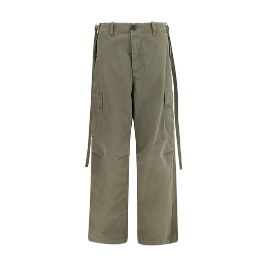 Fendi Bicolor Cotton Cargo Pants