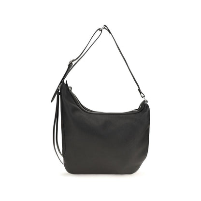 Fendi Black Calf Leather Bos Taurus Shoulder Bag