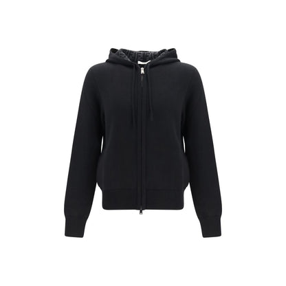 Fendi Black Cashmere Hoodie