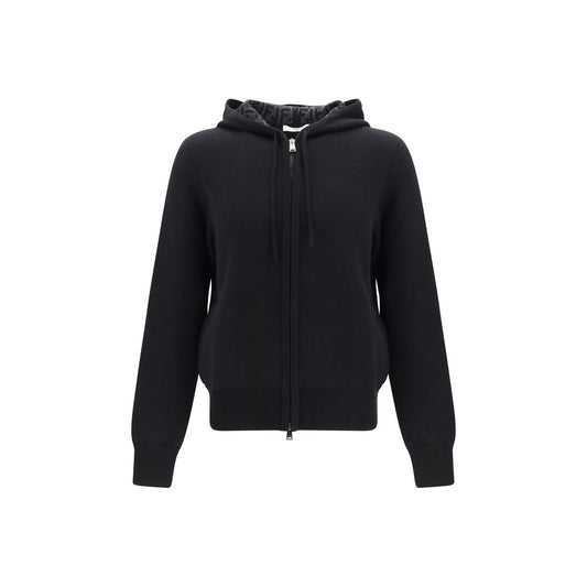 Fendi Black Cashmere Hoodie
