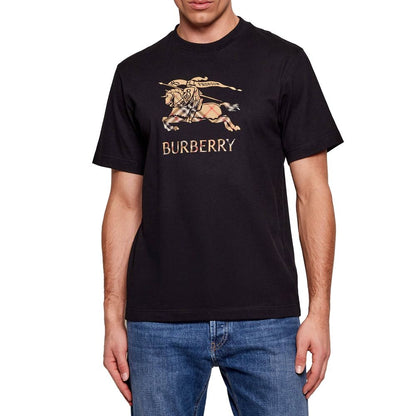 Burberry Black Cotton T-Shirt