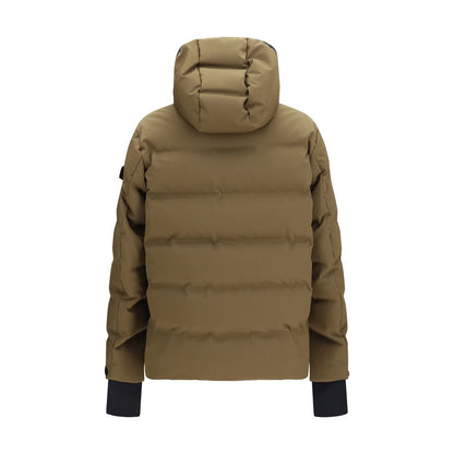 Moncler Grenoble Brown Goose Down Full-Length Jacket