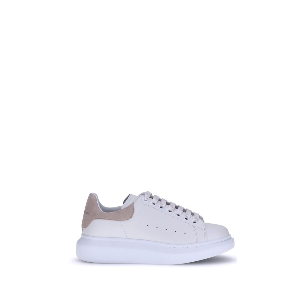 Alexander McQueen Plateausneaker aus weißem Kalbsleder Bos Taurus