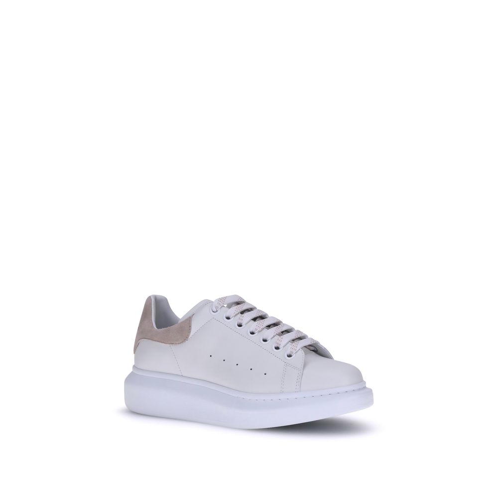 Alexander McQueen Plateausneaker aus weißem Kalbsleder Bos Taurus