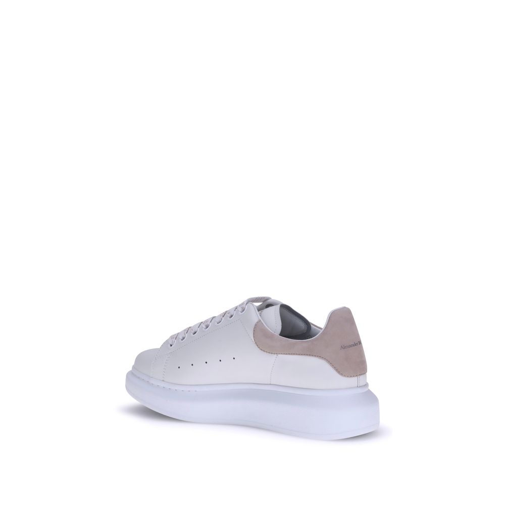 Alexander McQueen Plateausneaker aus weißem Kalbsleder Bos Taurus