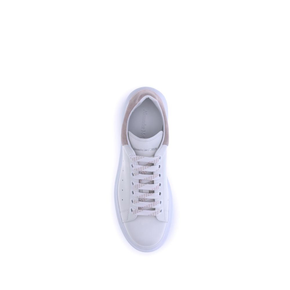 Alexander McQueen Plateausneaker aus weißem Kalbsleder Bos Taurus