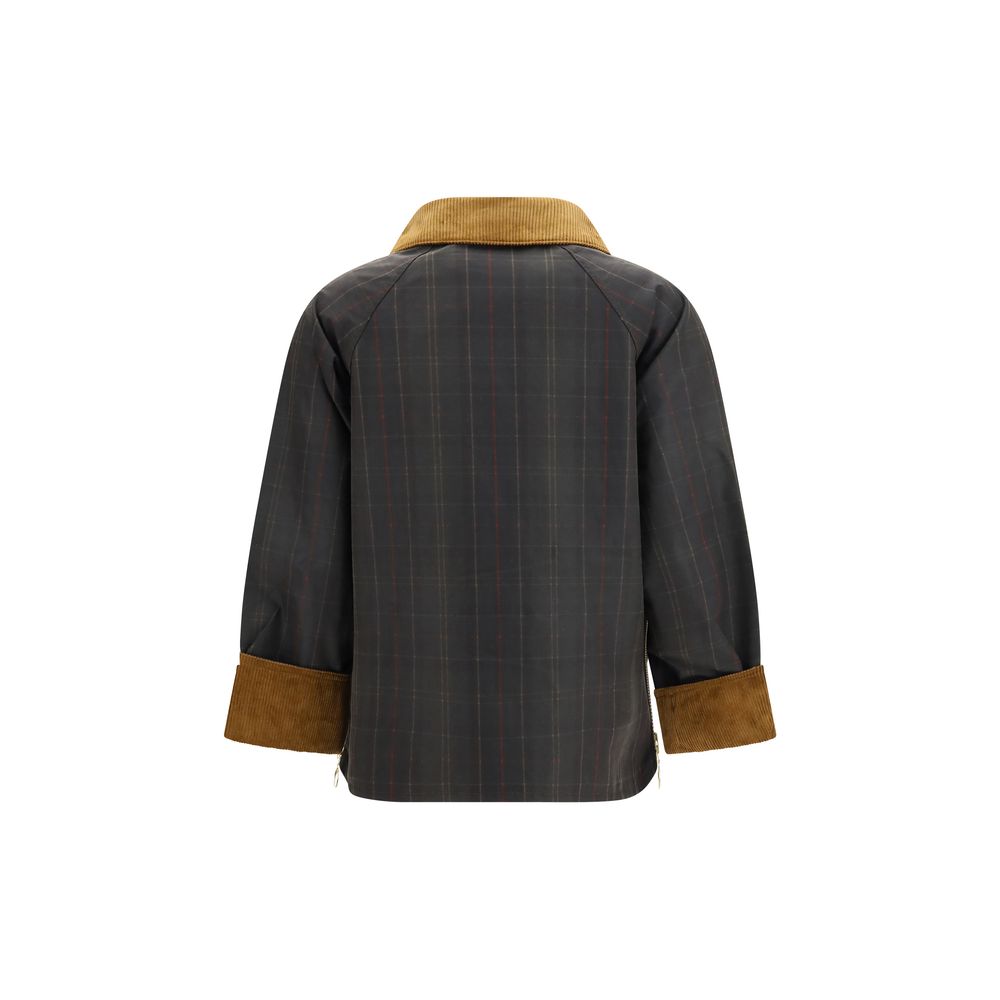 Barbour Bicolor Baumwolljacke in voller Länge
