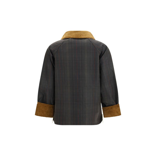 Barbour Bicolor Cotton Full-Length Jacket