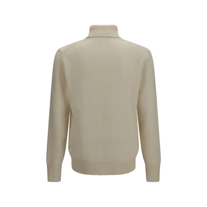Aragona Cashmere White Cashmere Sweater