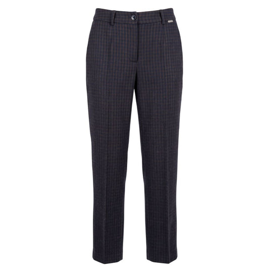 Baldinini Trend Blue Cotton Women Pants