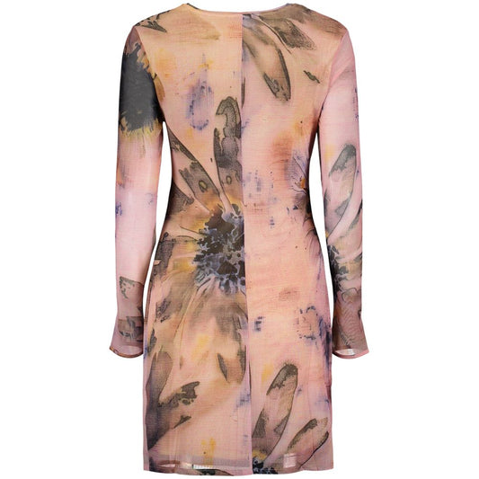 Desigual Pink Polyester Women's Dress