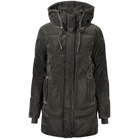 Desigual Black Polyurethane Women's Jacket