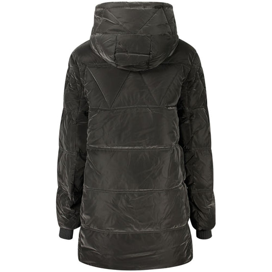 Desigual Black Polyurethane Women's Jacket