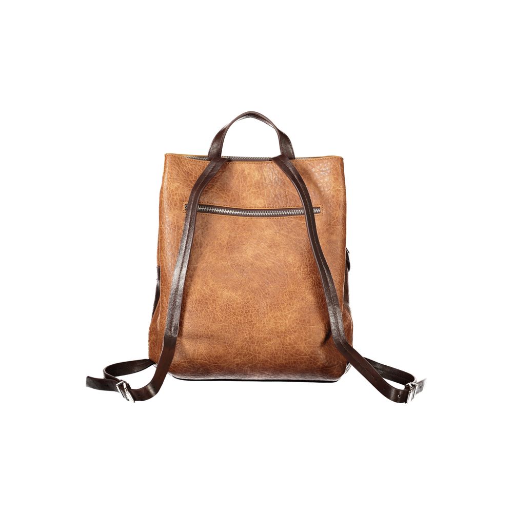 Desigual Brauner Rucksack für Damen aus Polyurethan