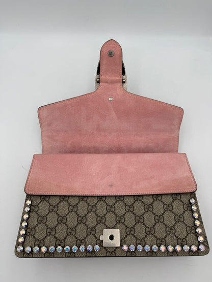 Gucci GUCCI DIONYSUS GG Supreme with Diamonds Handbag