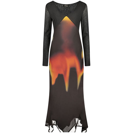 Desigual Black Polyester Women's Dress