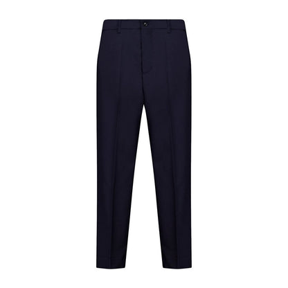 Autore Blue Wool Dress Pants