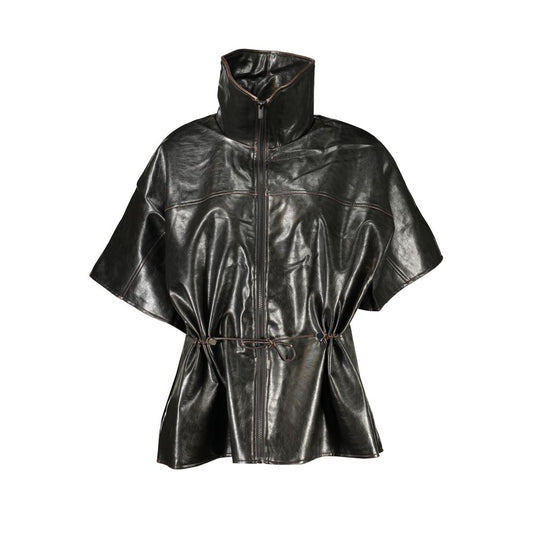 Desigual Black Polyurethane Women Sweater