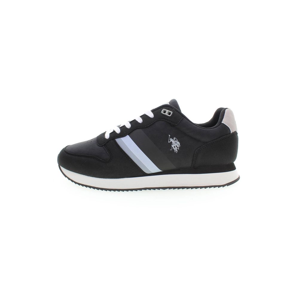 U.S. POLO ASSN. Black Polyester Men's Sneakers
