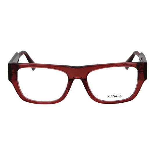 Max & Co. Brille aus bordeauxfarbenem Acetat (Gestell)
