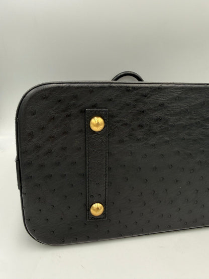 Louis Vuitton LOUIS VUITTON Alma GM in Ostrich Leather Handbag