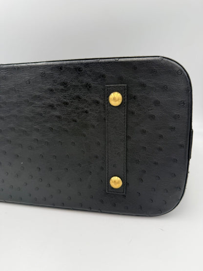 Louis Vuitton LOUIS VUITTON Alma GM in Ostrich Leather Handbag