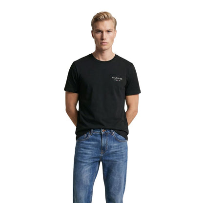 Tommy Hilfiger Jeans Black Cotton T-Shirt