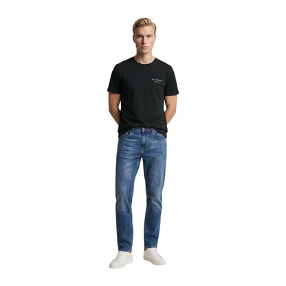 Tommy Hilfiger Jeans Black Cotton T-Shirt