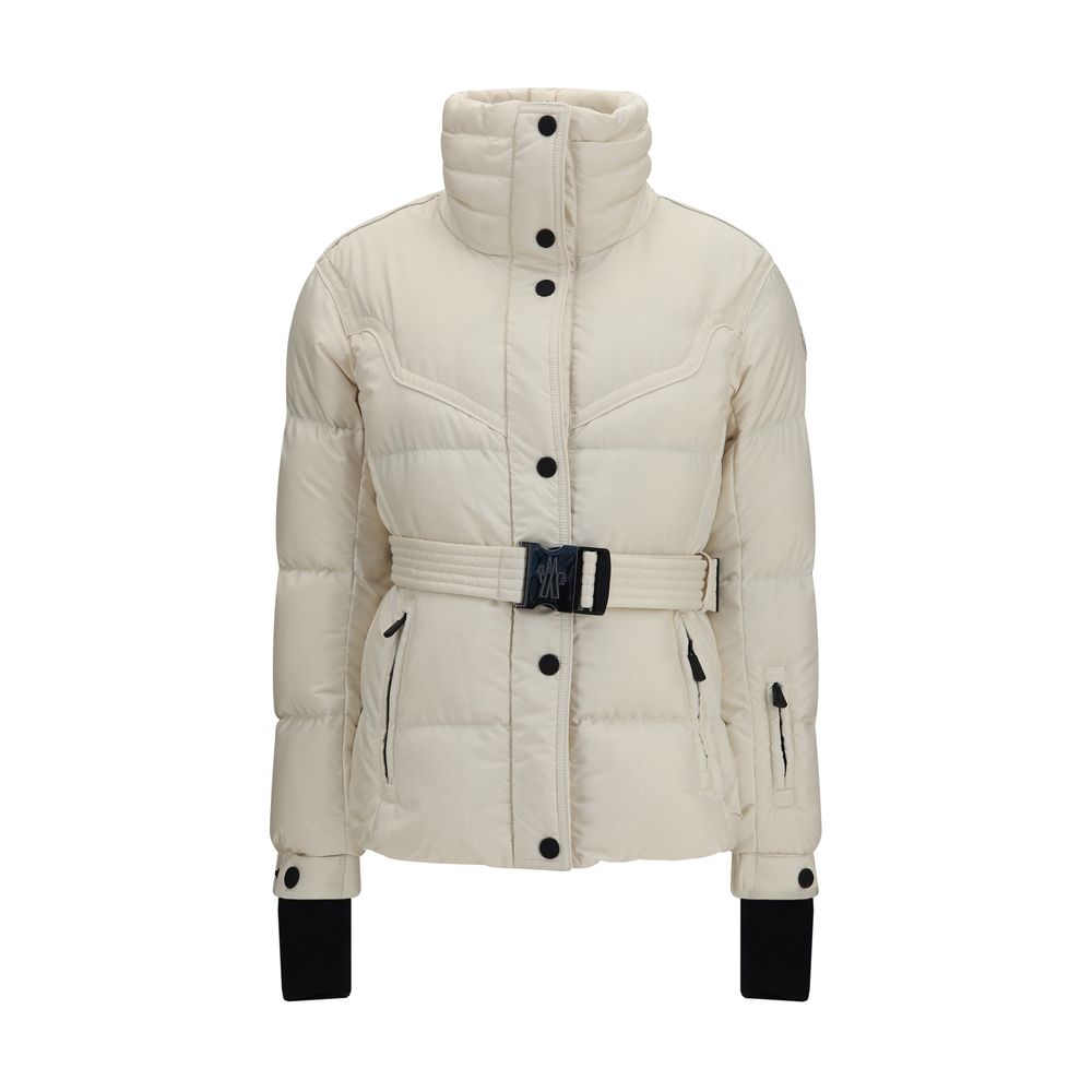 Moncler Grenoble Beige Polyester Full-Length Jacket