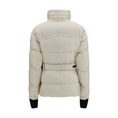 Moncler Grenoble Beige Polyester Full-Length Jacket