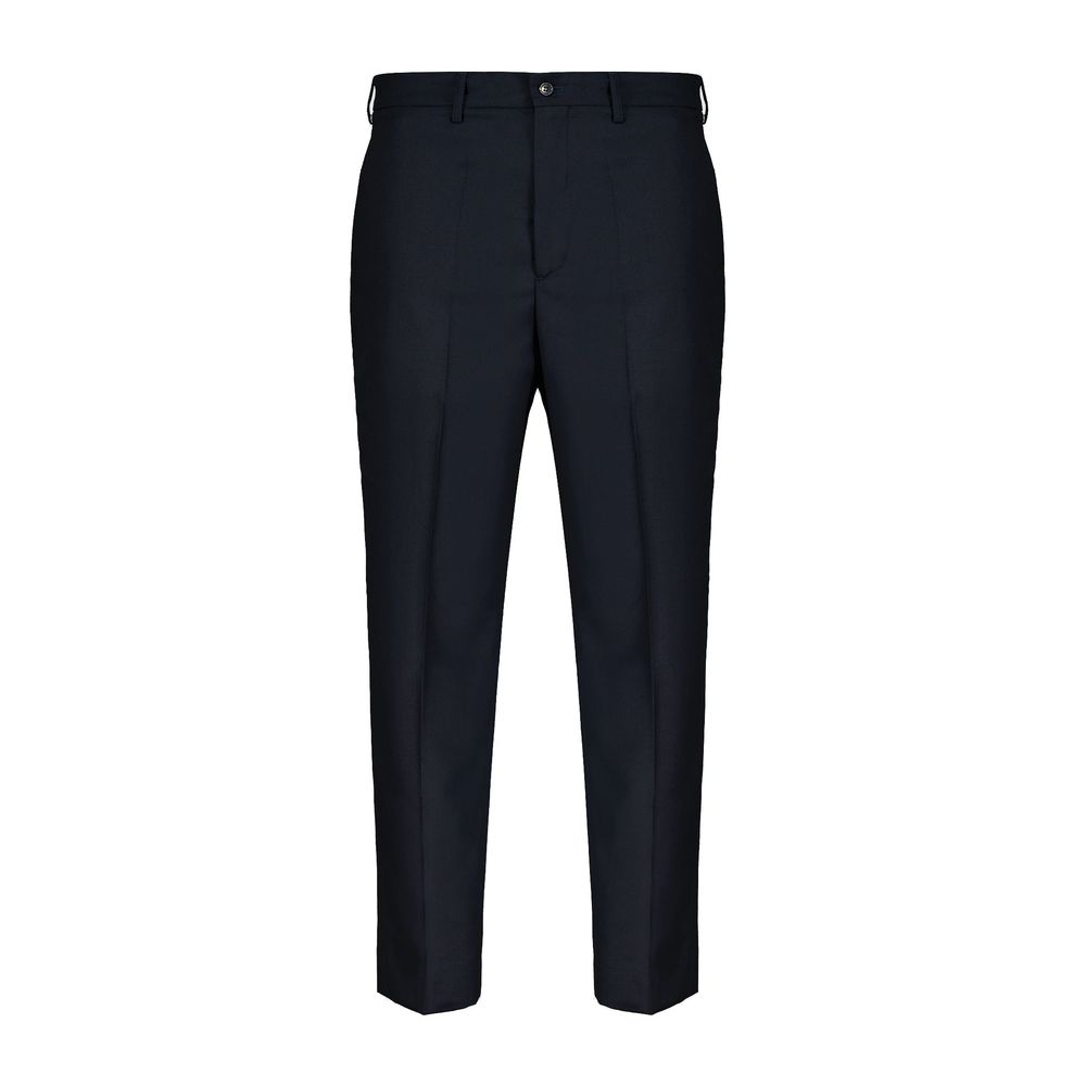 Autore Blue Wool Dress Pants