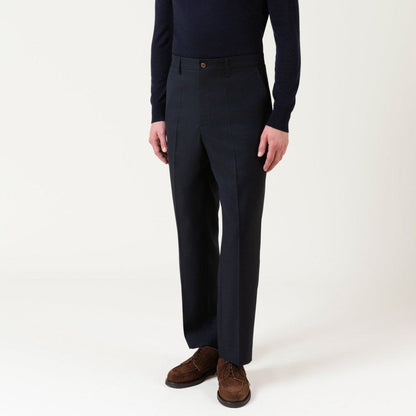 Autore Blue Wool Dress Pants