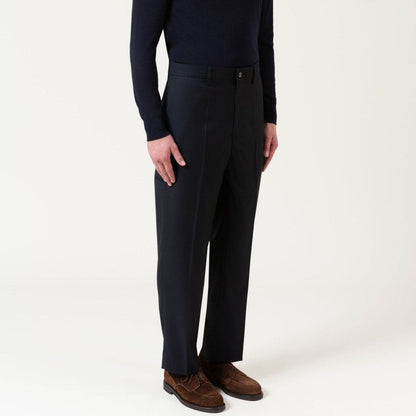 Autore Blue Wool Dress Pants