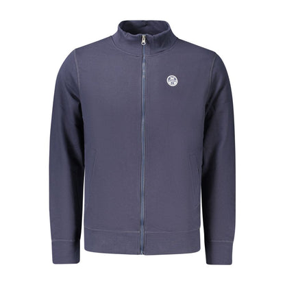 North Sails Blue Cotton Men's Sweatshirt