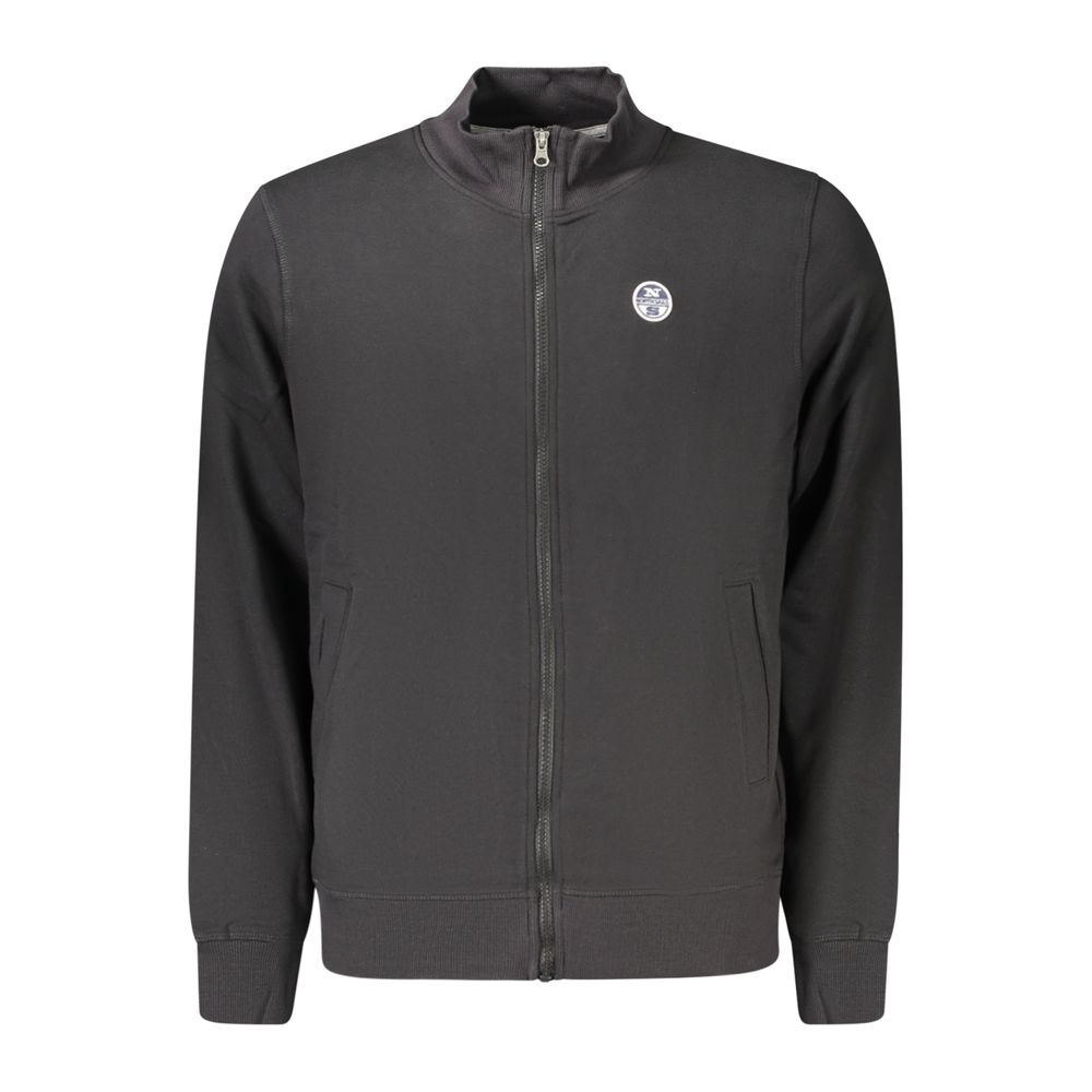 North Sails Black Cotton Men's Sweatshirt