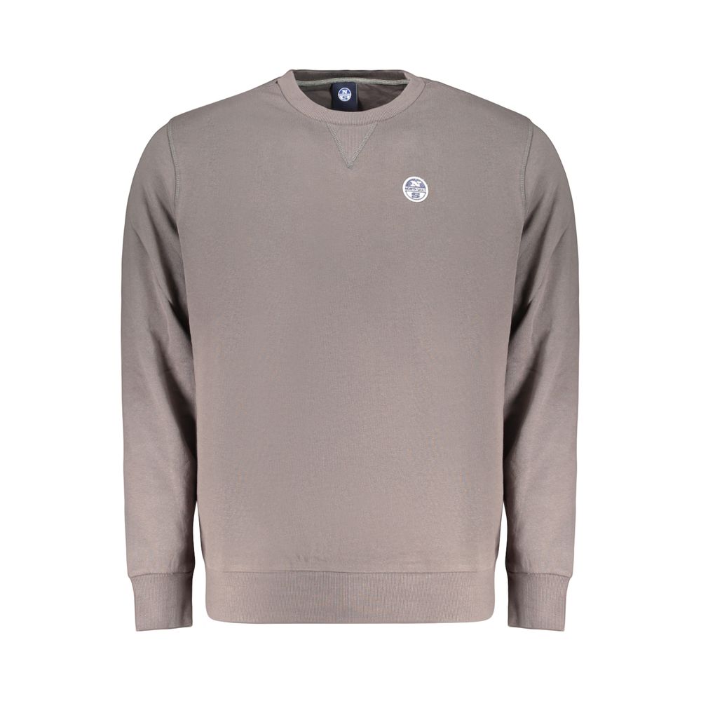 North Sails Gray Cotton Men's Sweatshirt