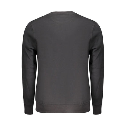 North Sails Black Cotton Mens Sweatshirt