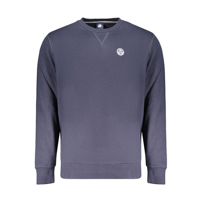 North Sails Blue Cotton Men's Sweatshirt