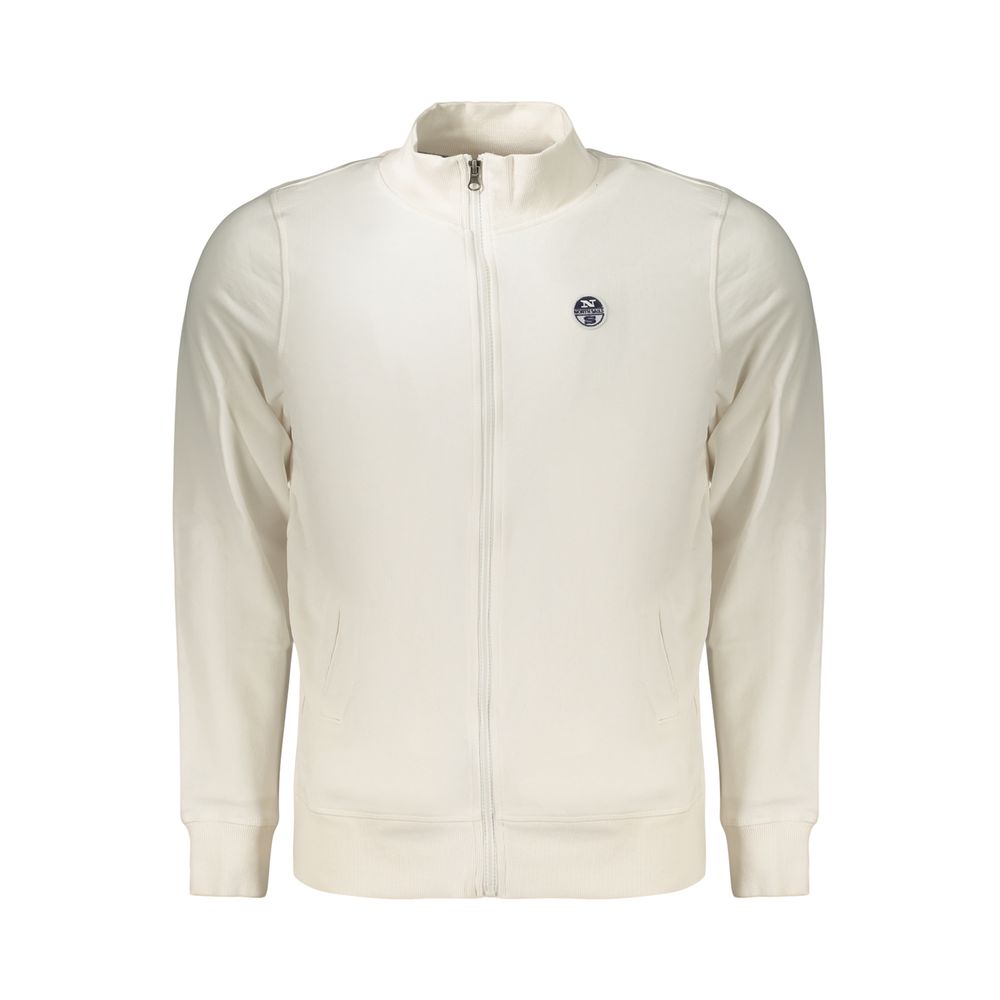 North Sails White Cotton Men's Sweatshirt