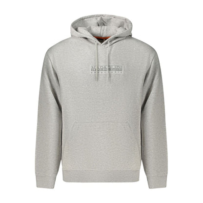 Napapijri Gray Cotton Men's Sweatshirt