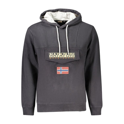 Napapijri Black Cotton Men's Sweatshirt