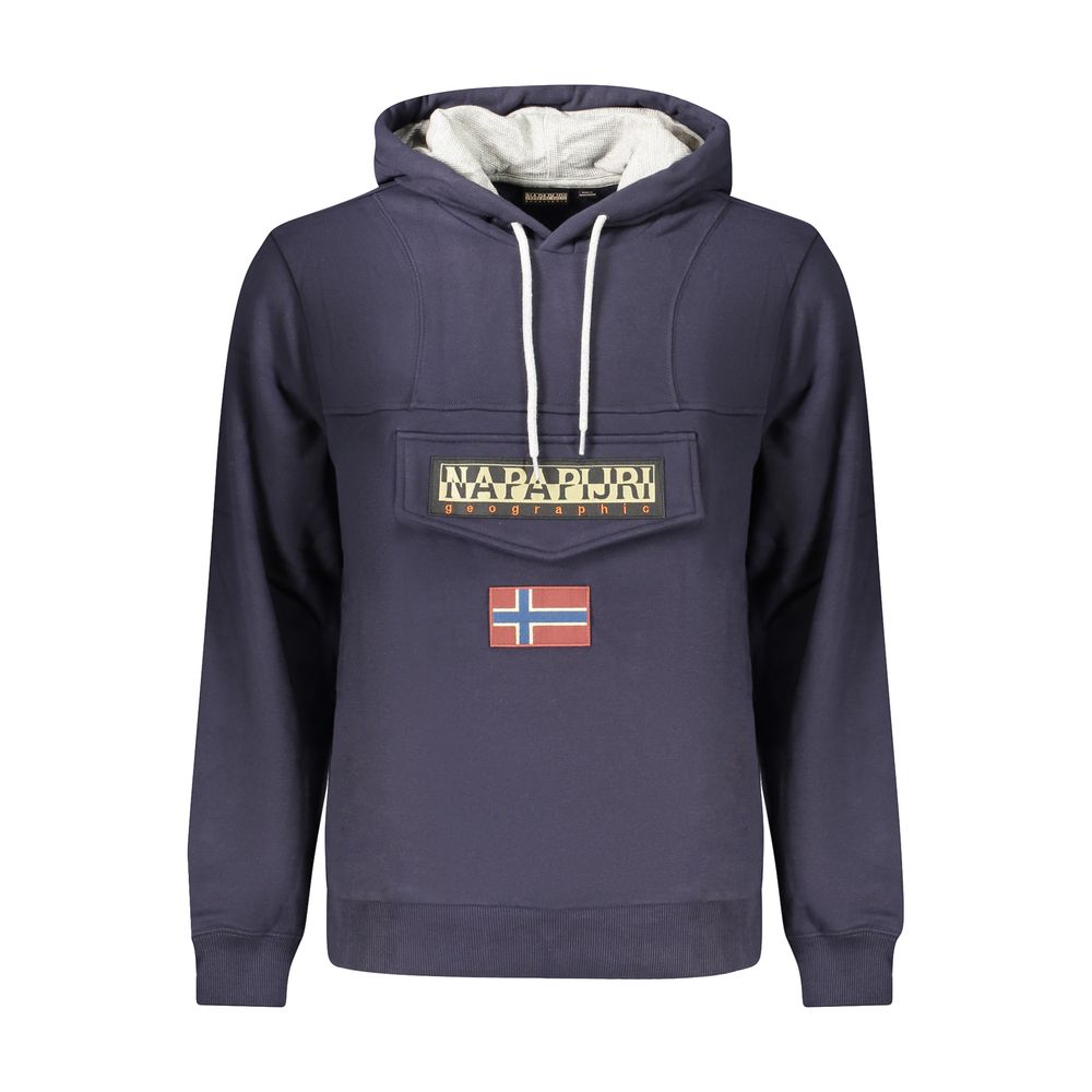Napapijri Blue Cotton Mens Sweatshirt