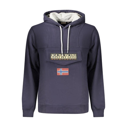 Napapijri Blue Cotton Mens Sweatshirt
