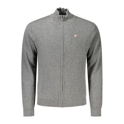 Napapijri Gray Wool Men's Sweater