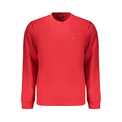 Napapijri Rosso Cotton Men's Sweatshirt